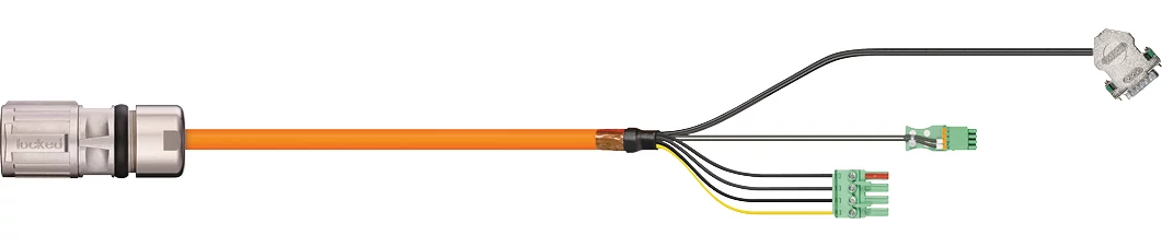 Bosch Rexroth RKB0011 Cavo Bus Ethernet 2,5 Metri - Usato In Buono Stato