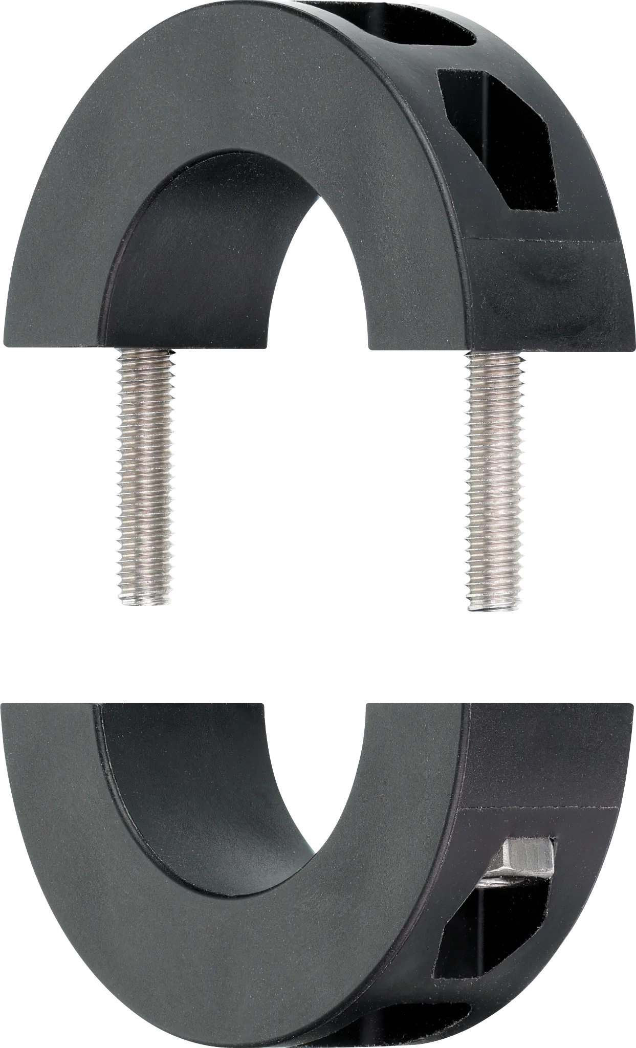 Dzielony kołnierz mocujący