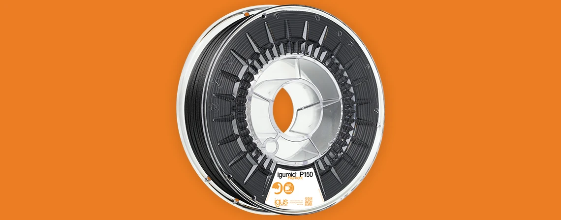 Filamento de plástico de impresión 3d en color negro P150