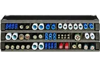 Strain relief blocks for cables