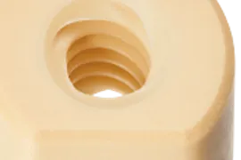 Cylindrical with spanner flat