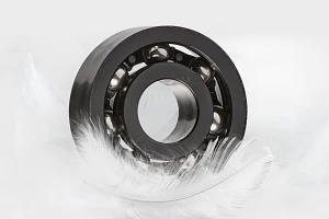 Lightweight ball bearings made of plastic