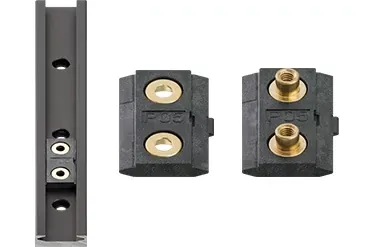 Anti-reflective pre-load prism slides