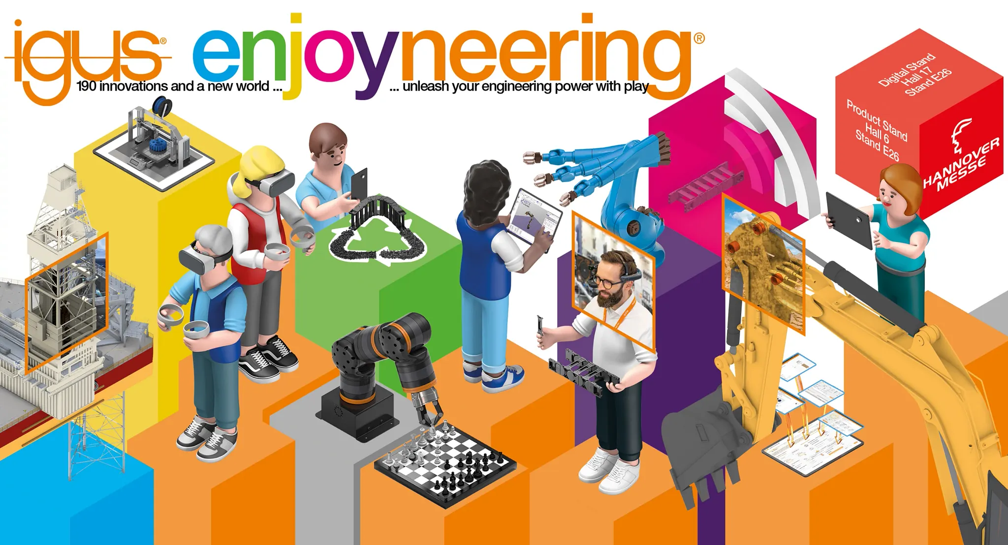 igus enjoyneering at the Hannover Messe 2023