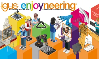 igus disfruteering en el Hannover Messe 2023