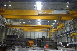 Indoor crane foundry