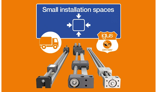 Miniature linear modules for small installation spaces