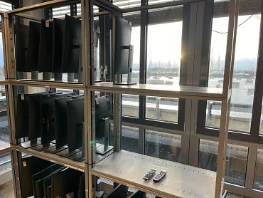 A collection of monitors