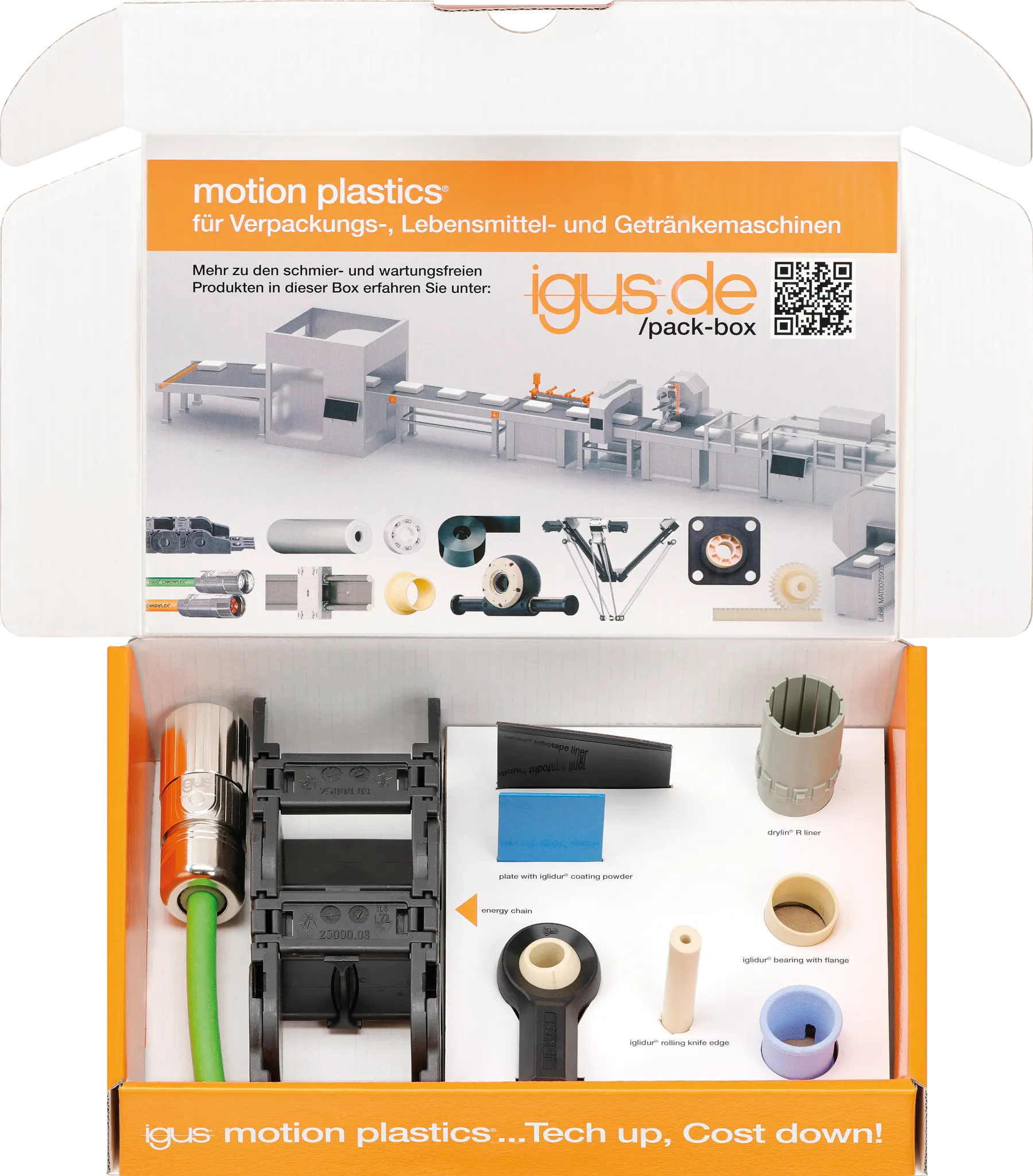 Packaging industry sample box