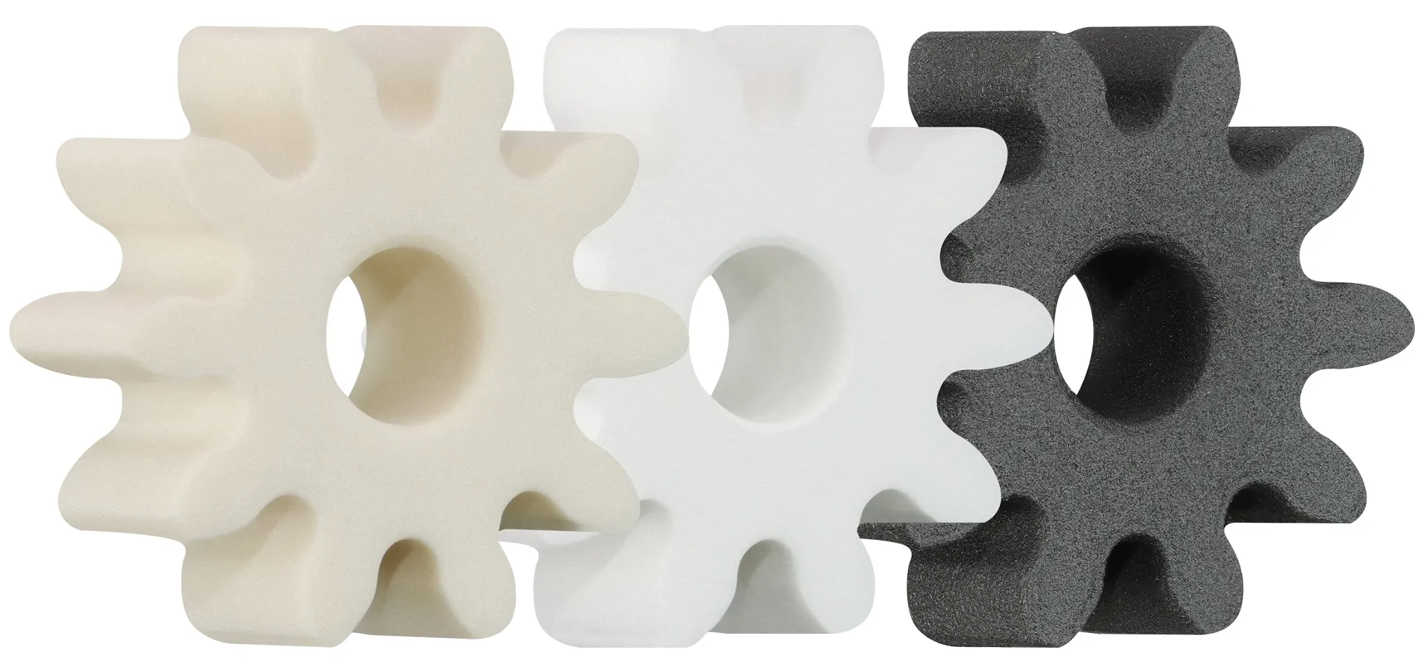 使用自由模板配置最少八個齒的齒輪