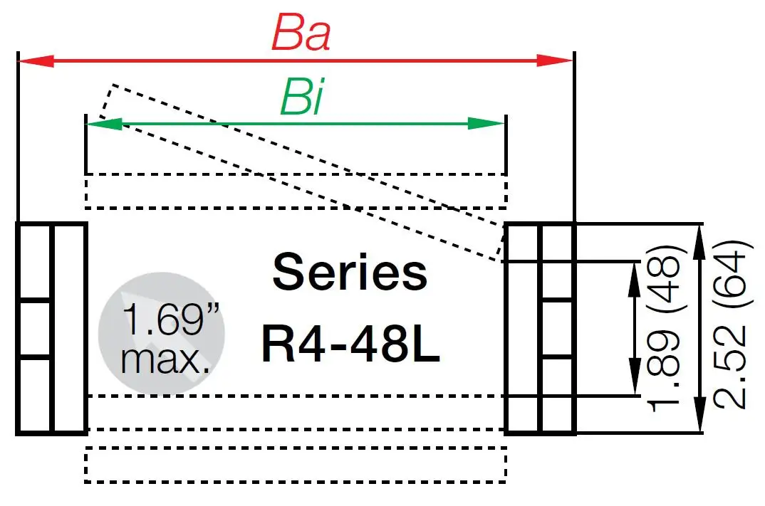 R4.48L.050.075.0 technical drawing