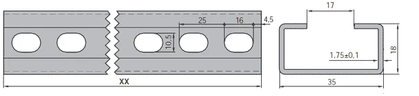 C-profile for heavy-duty applications