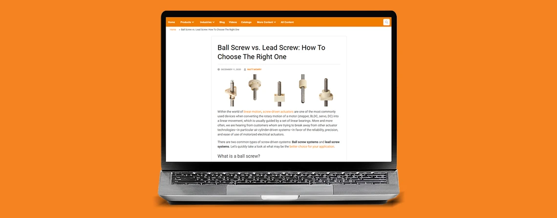 blog de tornillo de plomo