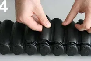 Assembling RX pipe 4b