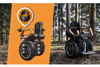 iglidur plain bearings in the Hoss Mobility wheelchair