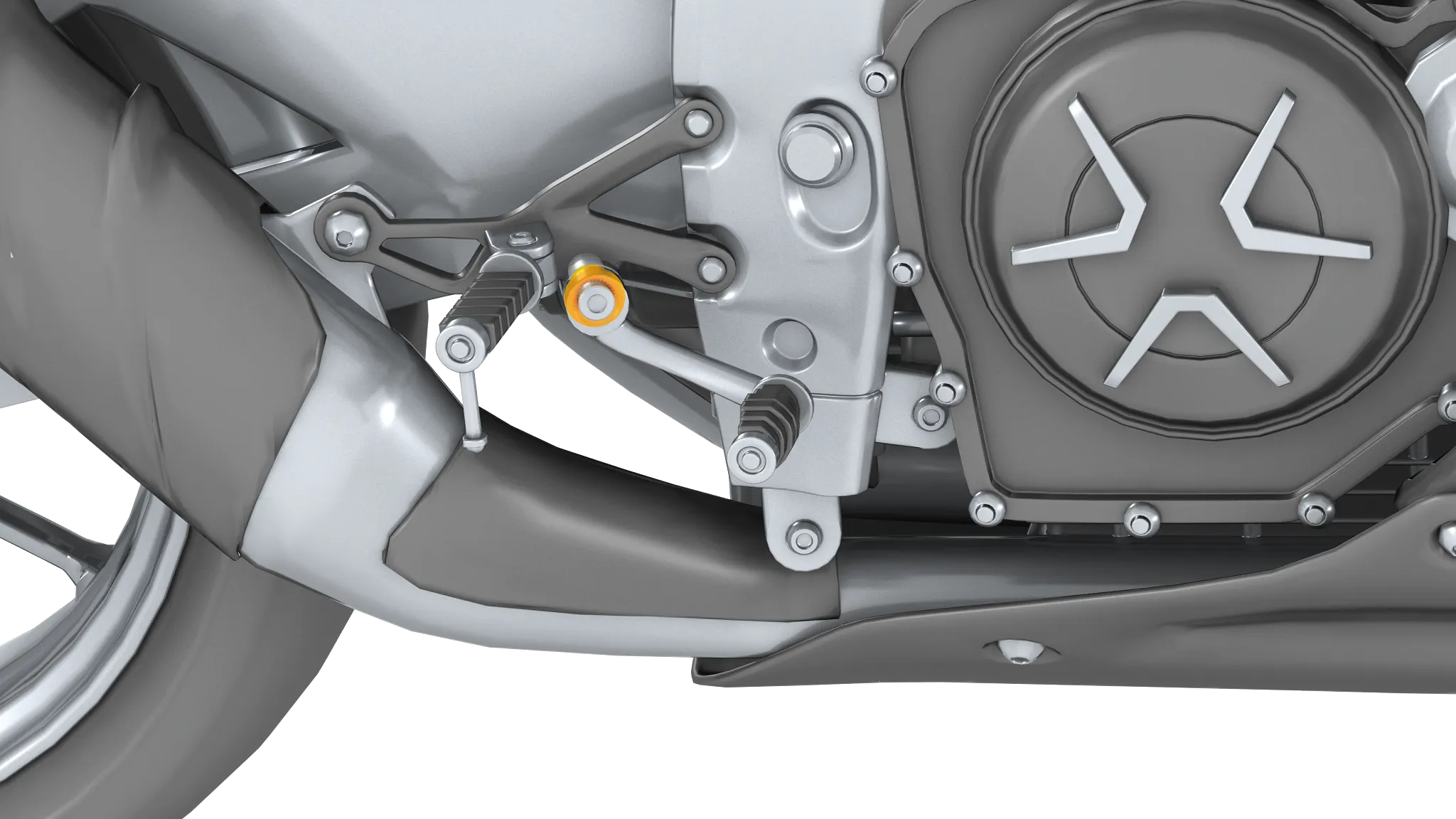 Motorbike foot brake