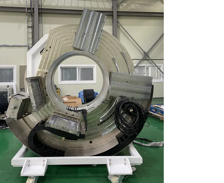 Interior view of the linear robot