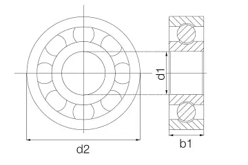 BB-608-C160-20-GL technical drawing