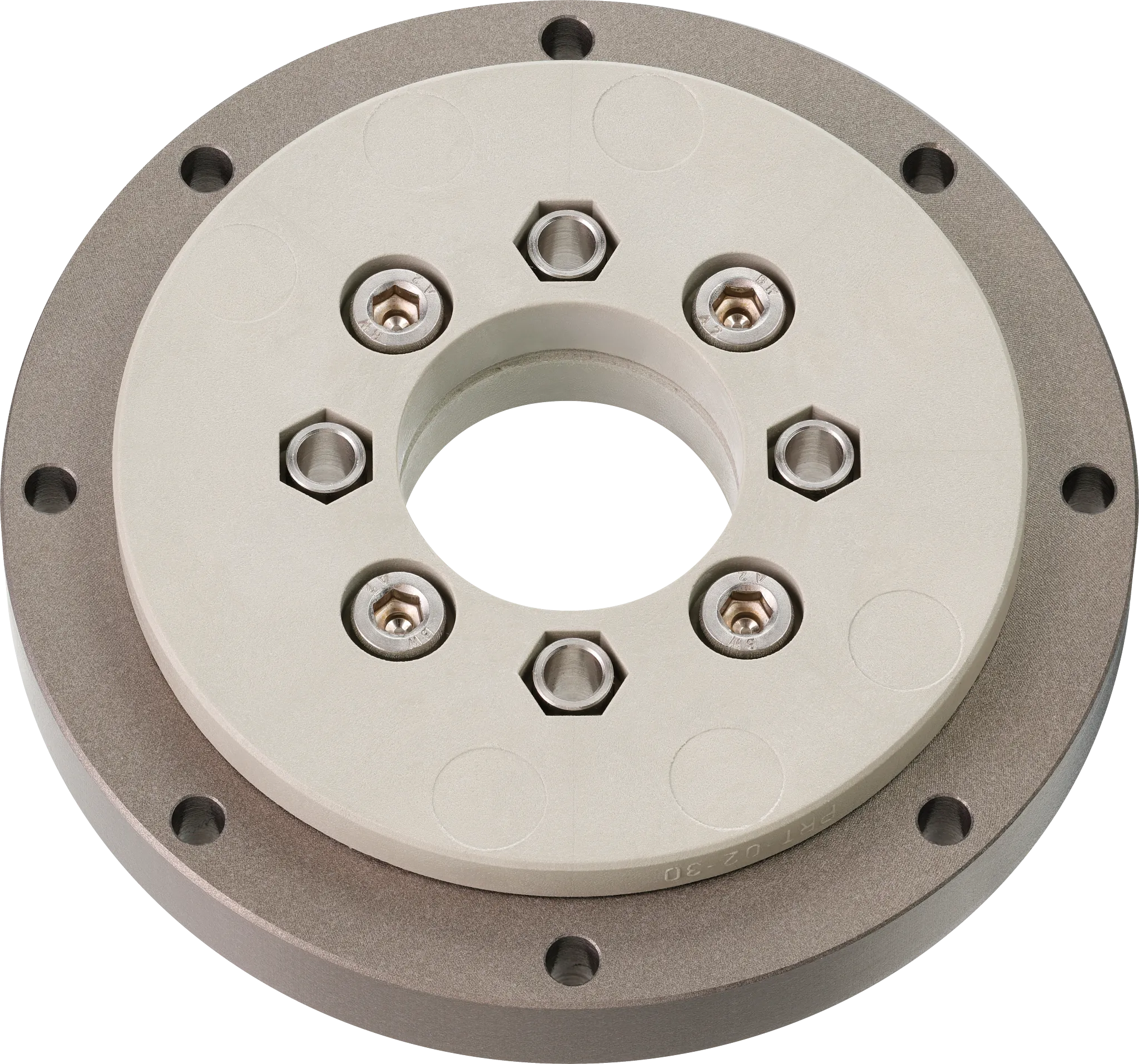 iglidur® PRT-02-20-AL-DRI, mancal axial giratório com anel espaçador integrado