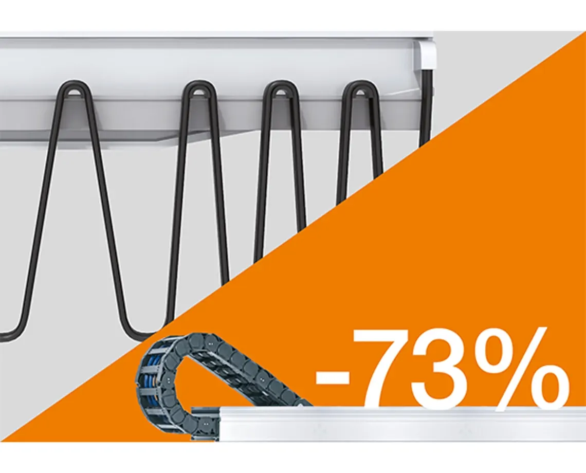 Energy chain systems vs. cable trolleys