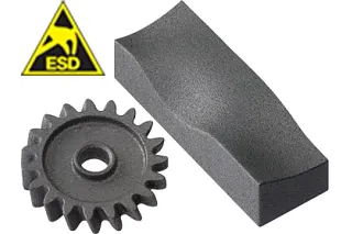 3D printed parts made of ESD material
