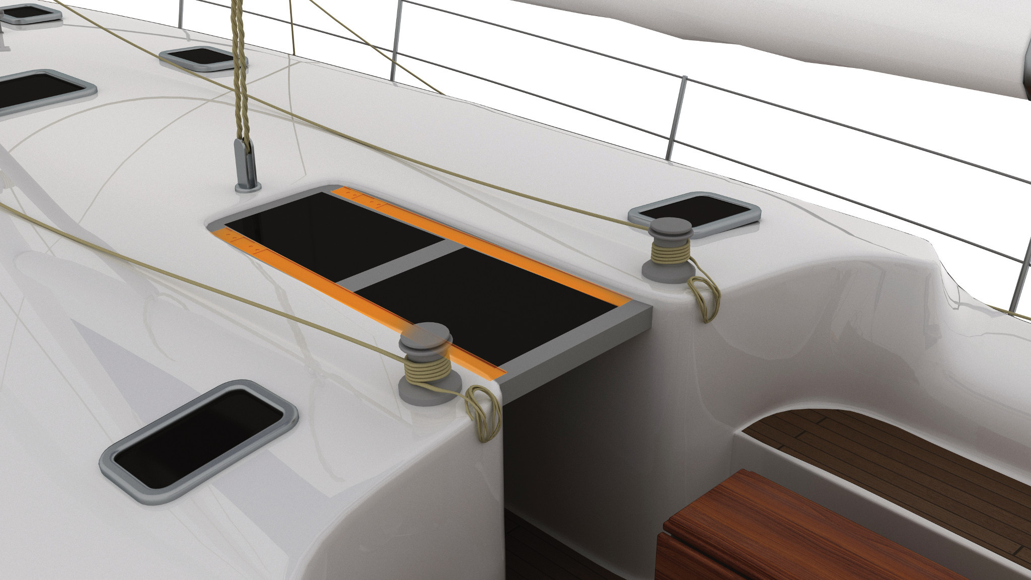 drylin dans un actionnement de hublot