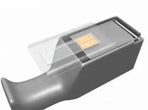 drylin N in the center armrest