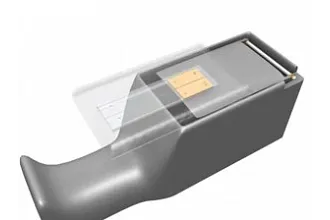 drylin N in the center armrest