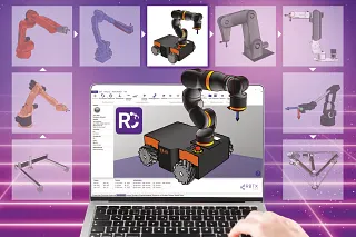 Mit RobotCtrl von igus lassen sich Roboter verschiedenster Hersteller im Handumdrehen programmieren, steuern und integrieren