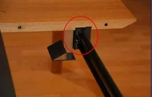 sistema de doble riel en muebles