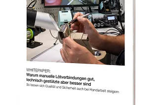 White paper soldering