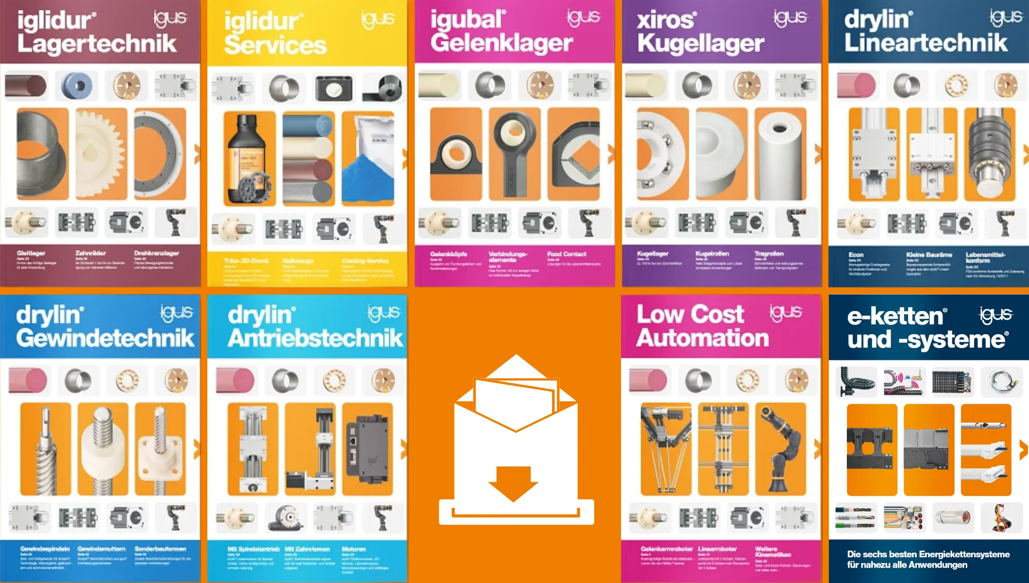 Produktkataloge von igus