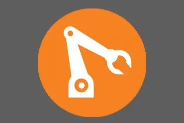 Robot arm icon