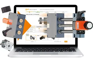 Configuration en ligne de tables linéaires à vis igus drylin SHT