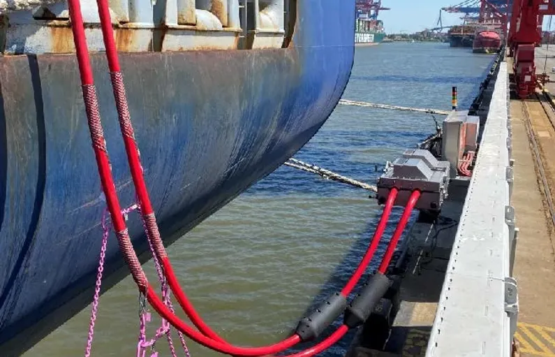 Container Power Connection Mobile socket enables efficient shore power supply at the Port of Hamburg