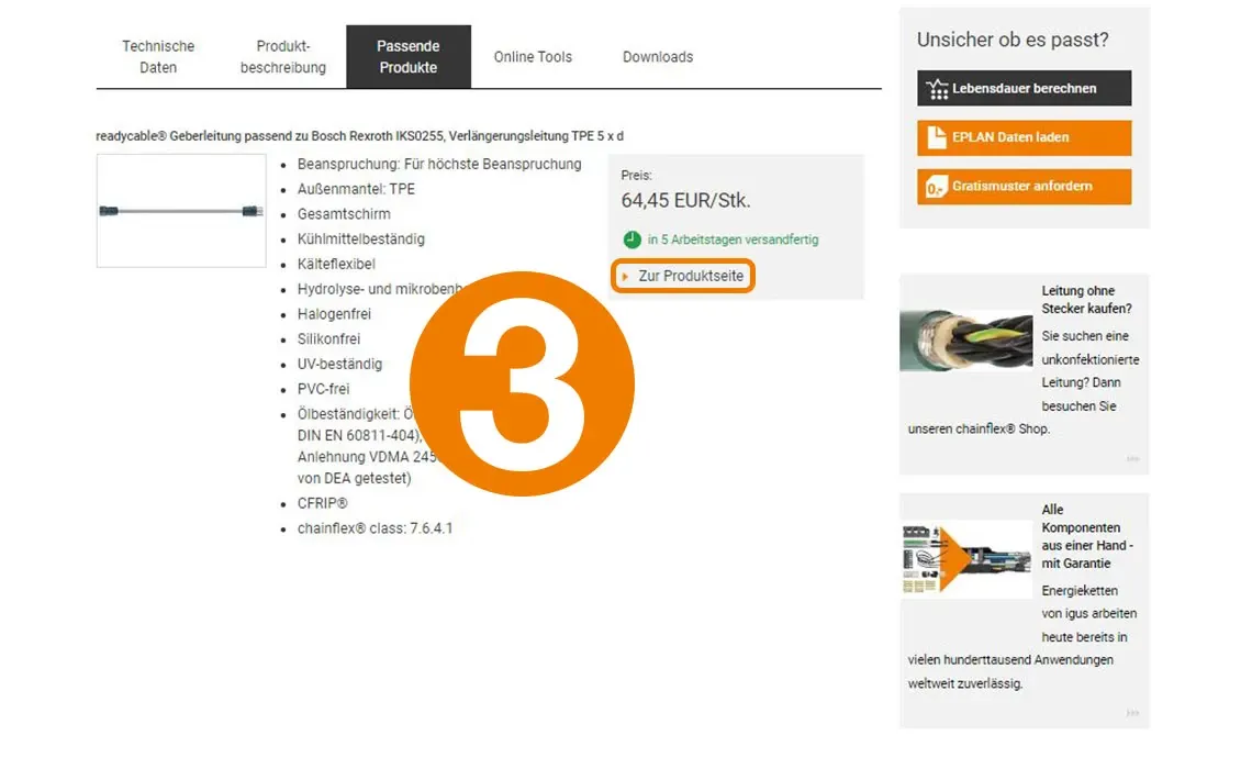 Trin 3 Matchende produkter