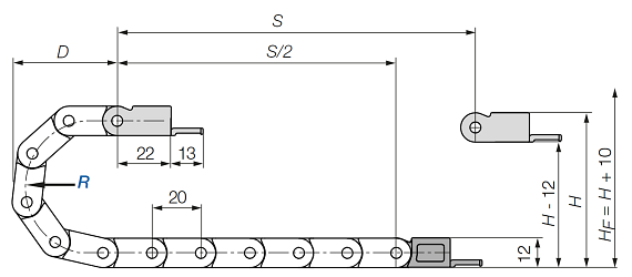E2C.10L 拖鏈條系列
