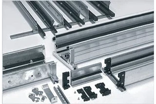 pièces de l'auge de guidage