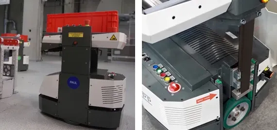 Automaticky řízené vozidlo společnosti Knapp