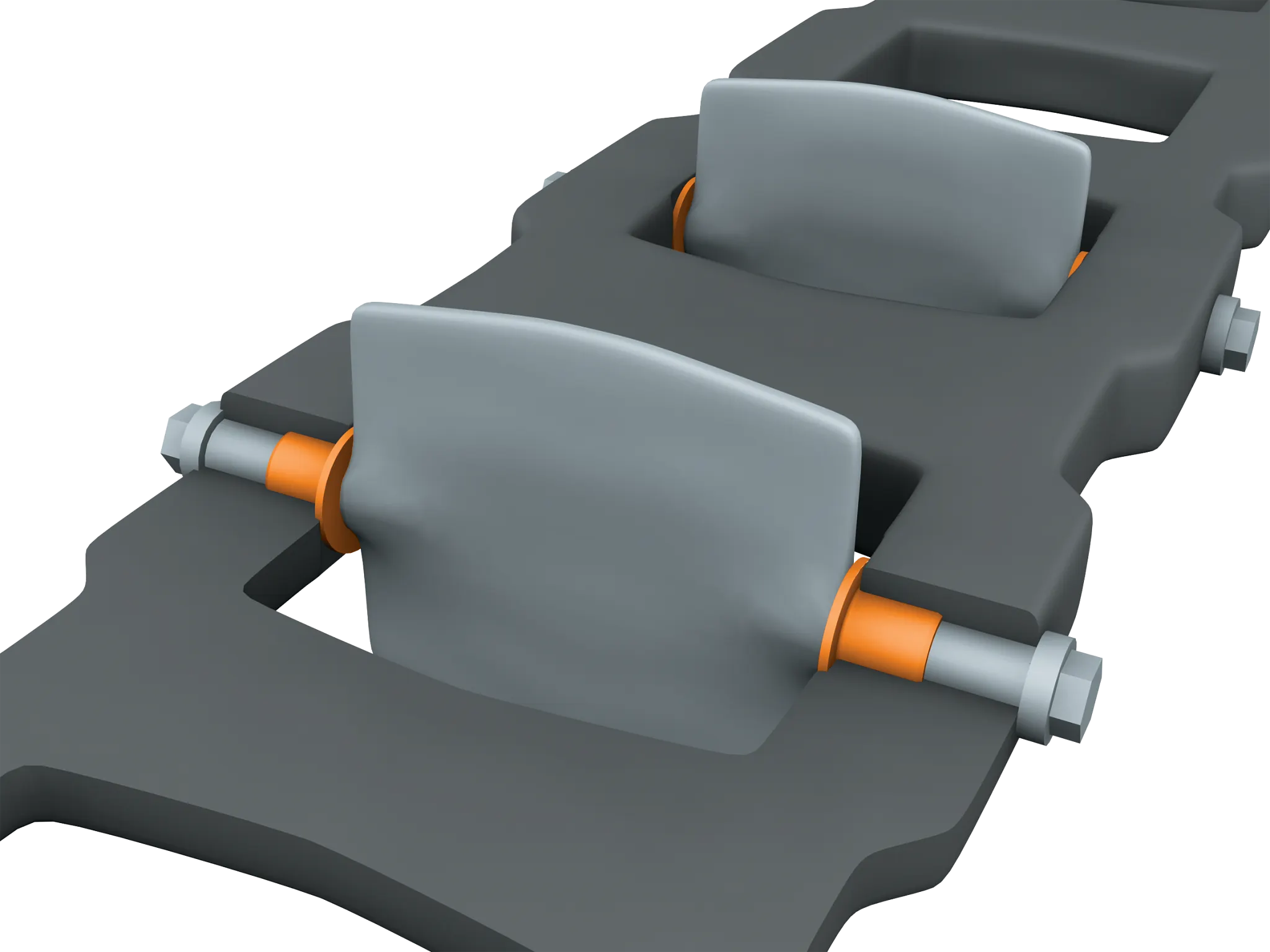 Plain bearing in variable-length intake manifold