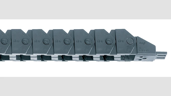 Ex Ray Chain Drive technology and energy chains for XXL X-ray scanners