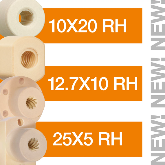 New thread sizes