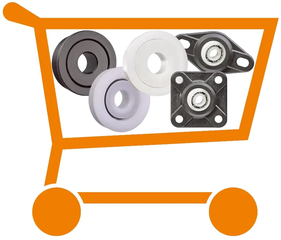 Geflensde kogellagers: webshop