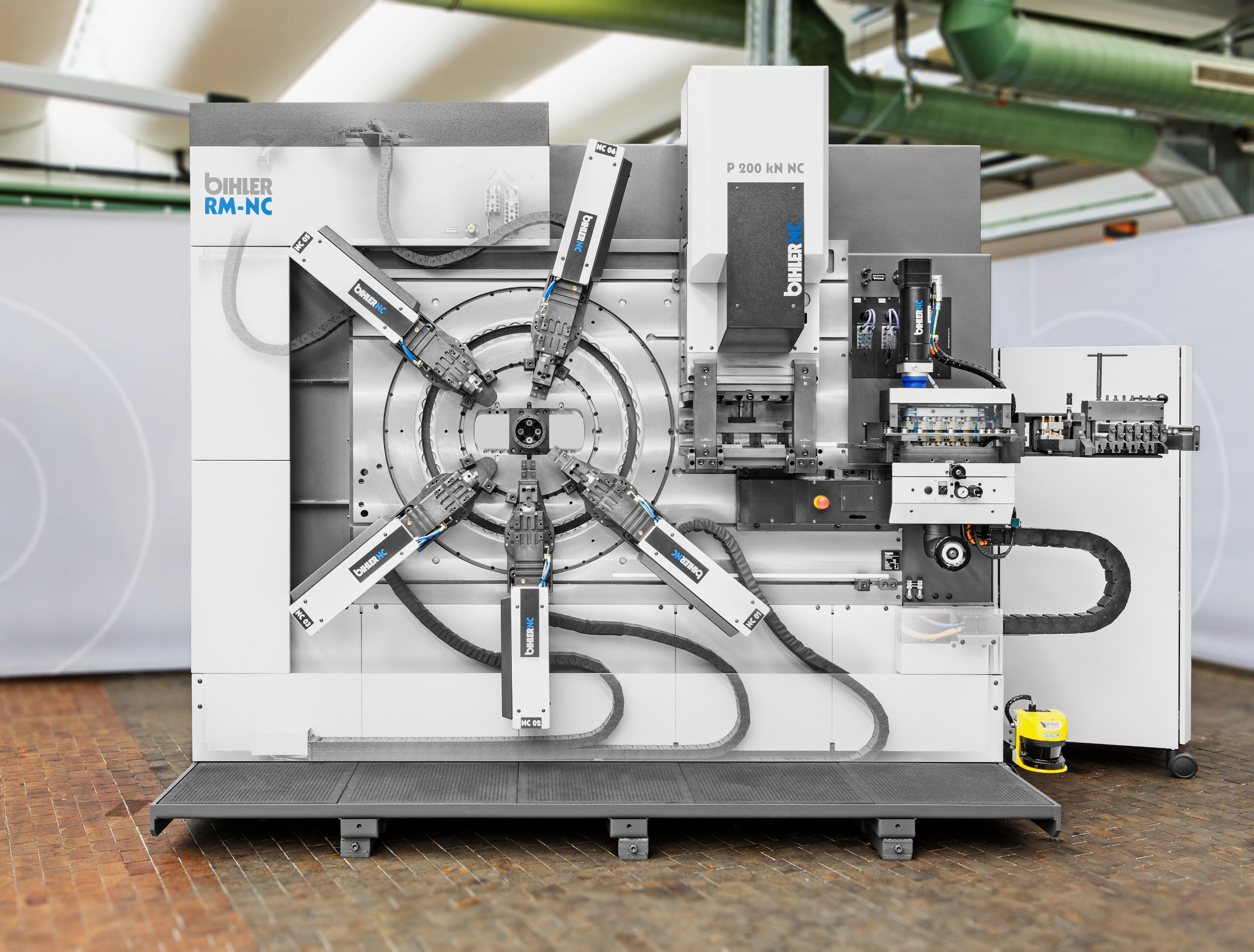 Winding movement for a machine tool