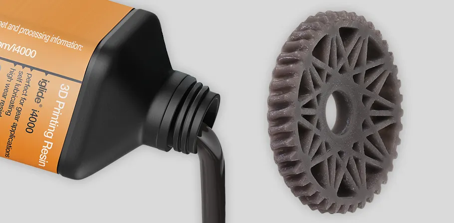 3D printing custom gears service resin, filament, powder