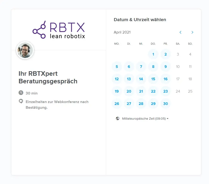Cita de consulta RBTX