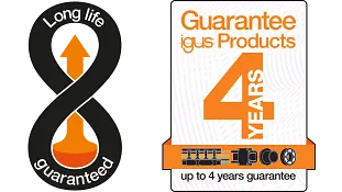 Long life guaranteed with the igus product guarantee