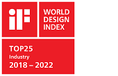 iF World Design Index Top 25 Industry 2018 to 2022