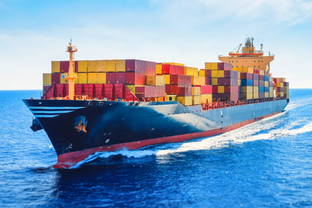 commercial boat with cargo