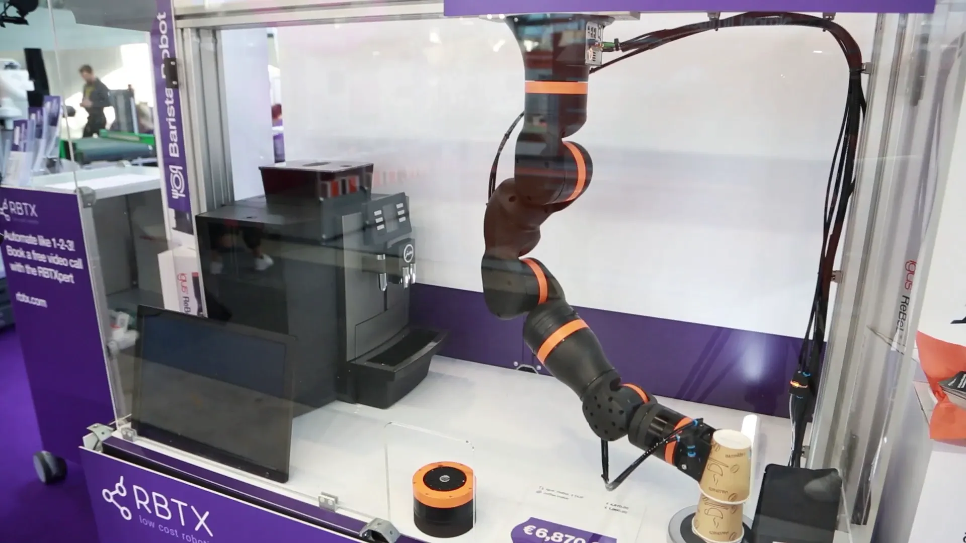 Kaffee-Roboter Messe rbtx